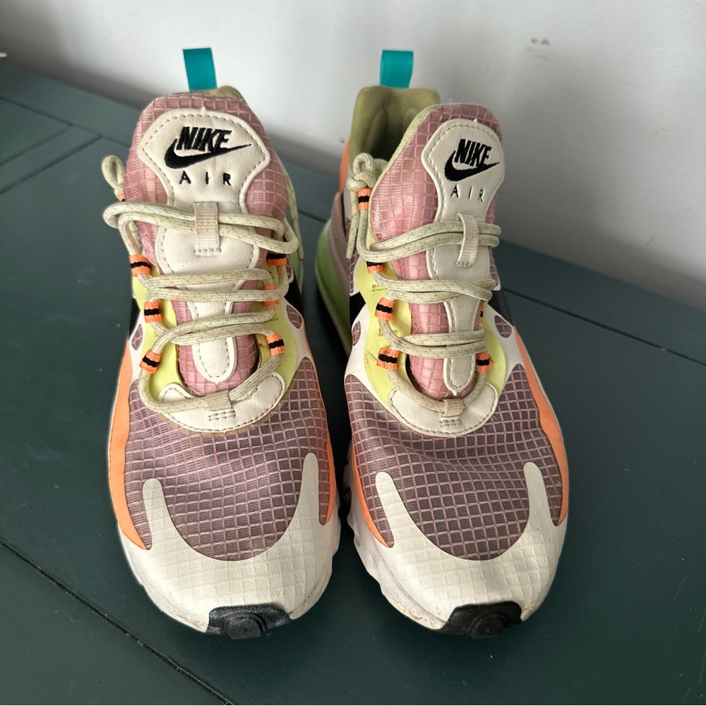 Nike Women's Multicolor Sneakers - Pink, Orange, Green - Picture 2 of 7